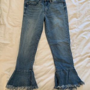 BlankNYC Cropped Flare Jeans